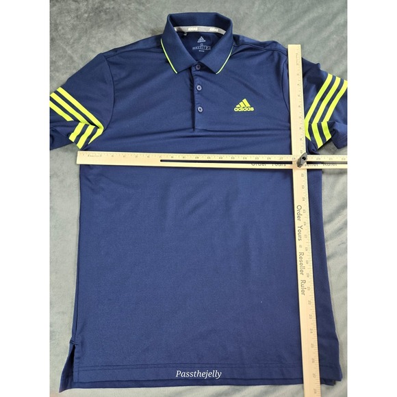 Adidas Polo Shirt Mens‎ Small Athletic Performance Golf 3 Button Lightweight - Picture 5 of 9